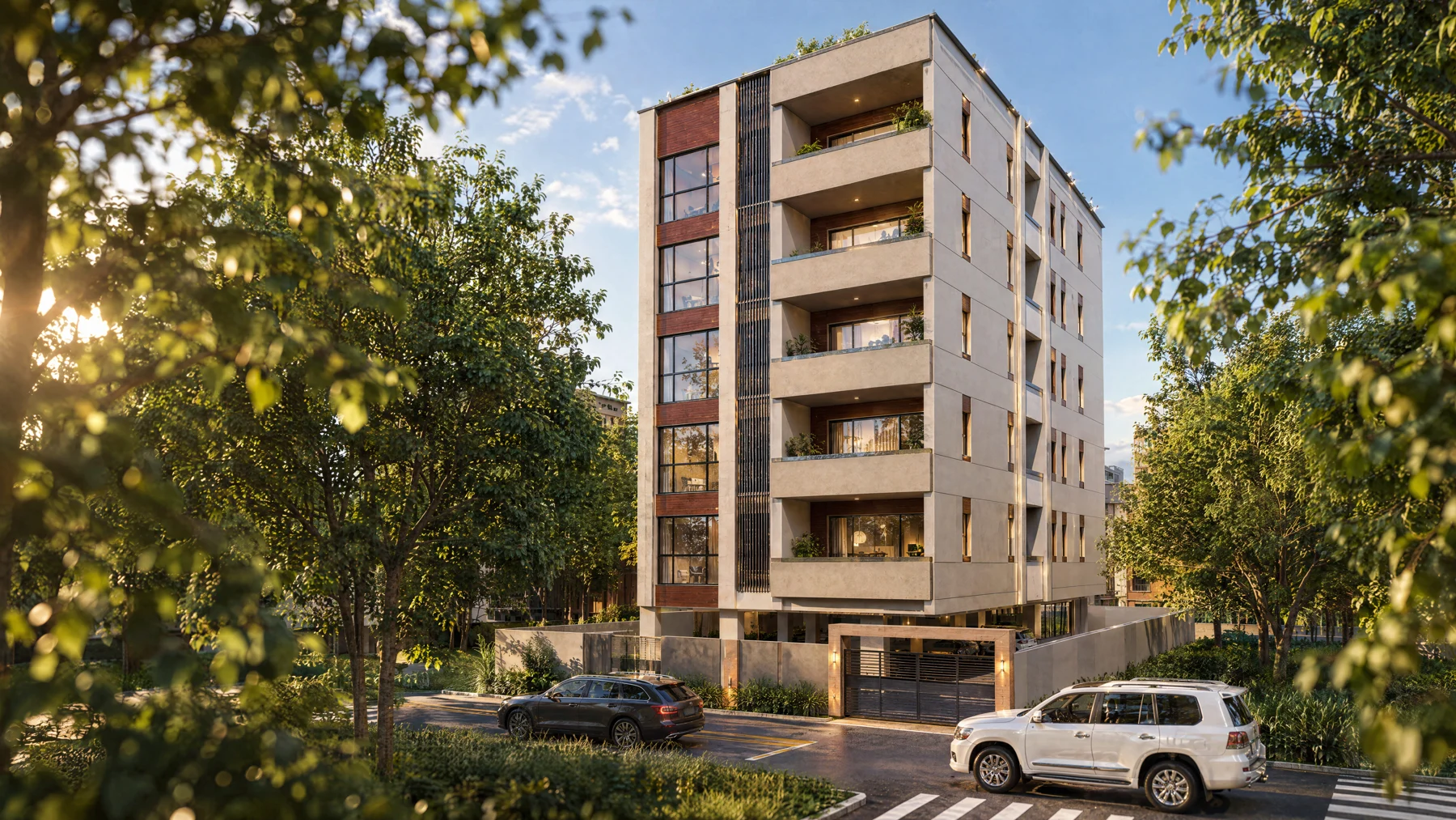 ARANYA building exterior in Parmeswari Nagar, Adyar